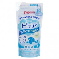 Pigeon 日本贝亲温和无添加高效去污渍婴儿洗衣液补充装 500ml